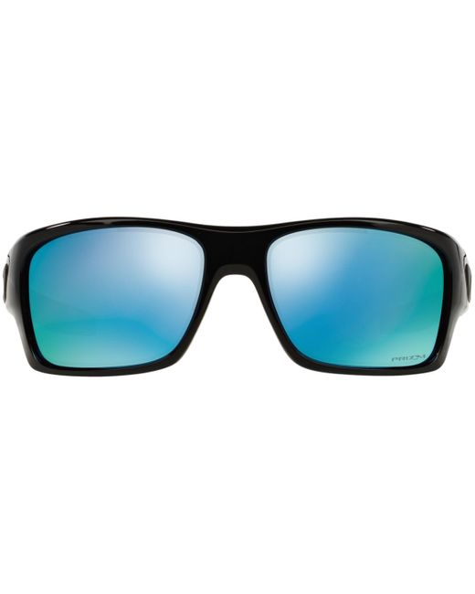 Oakley Blue Polarized Polarized Sunglasses , Oo9263 Turbine Prizm Deep H2o for men