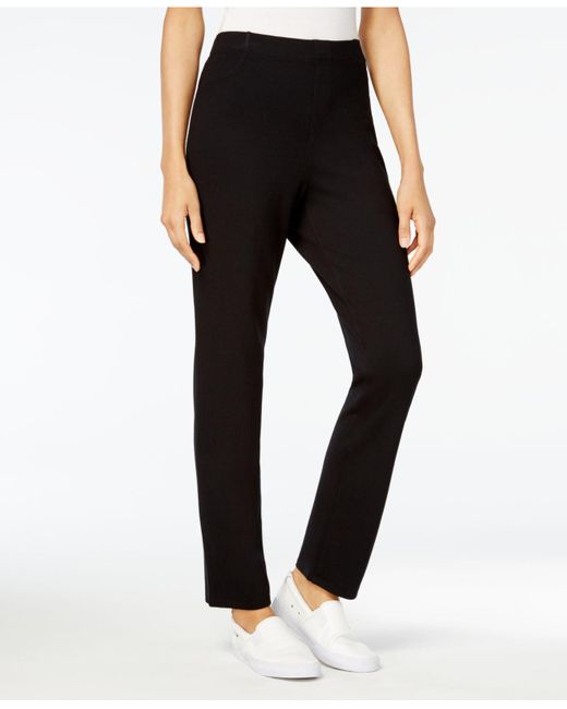 karen scott petite drawstring pants