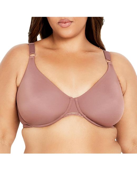 Avenue Brown Plus Size Fashion Back Smoother Bra