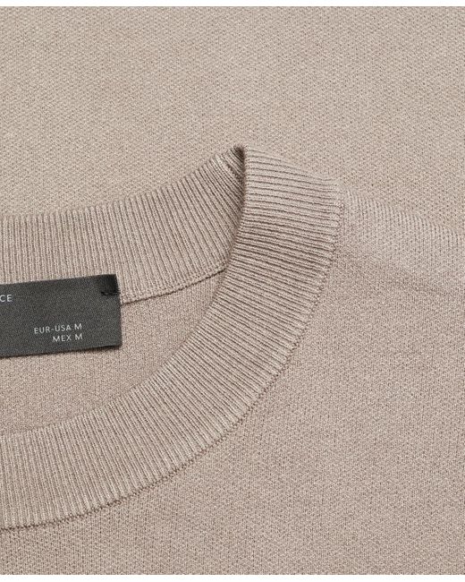 Mango Black Thermoregulating Fine-knit Sweater for men