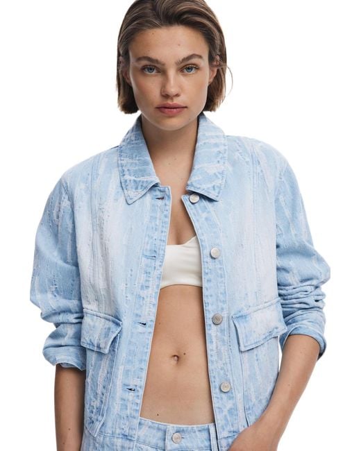 Desigual Blue Denim Jacket