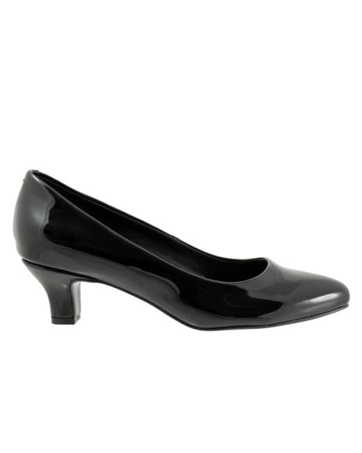 Trotters Black Kate Pump