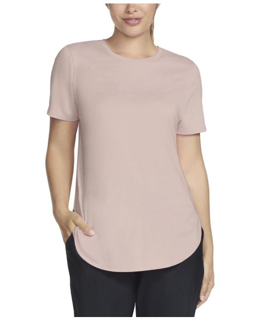 Skechers Gray Active Go Walk Wear Go Dri Swift Tunic T-shirt