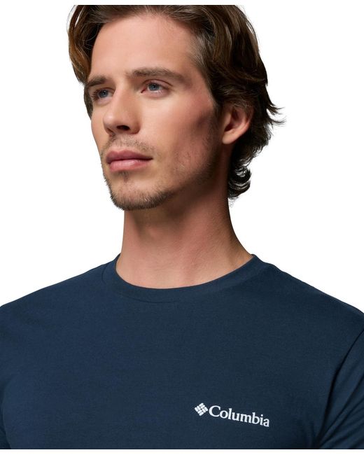 Columbia Blue Ted Graphic T-shirt for men