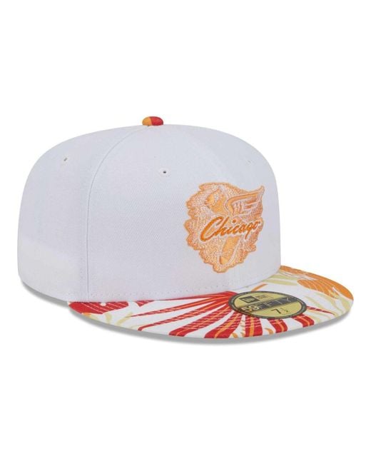 St. Louis Cardinals New Era Flamingo 59FIFTY Fitted Hat - White