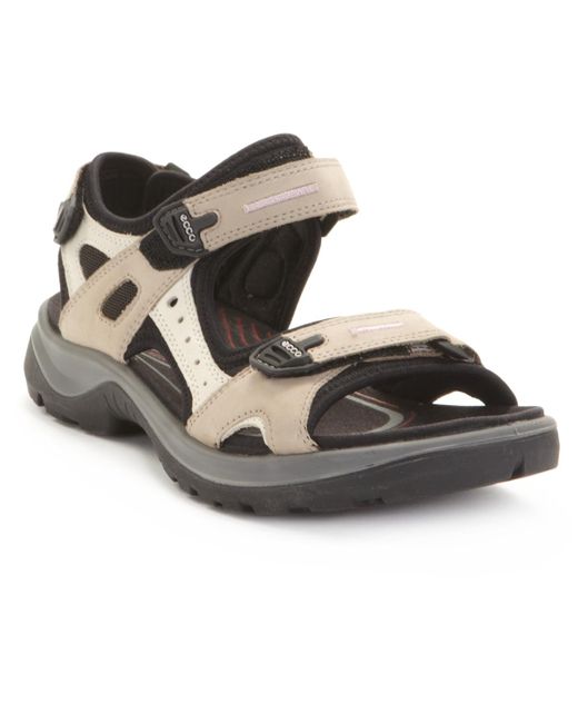 Ecco Black Yucatan Sandals