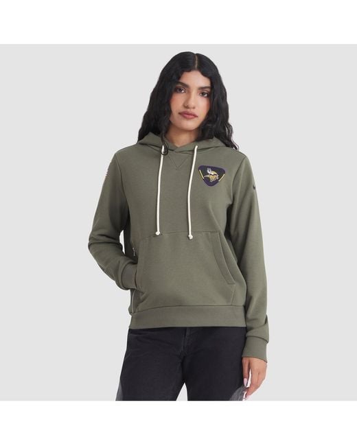 women's olive nike hoodie
