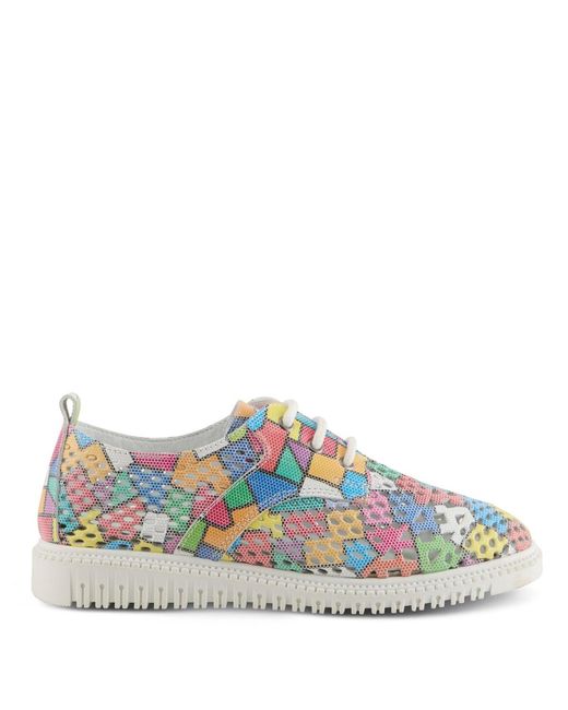 Spring Step Blue Mulan Lace-up Sneaker