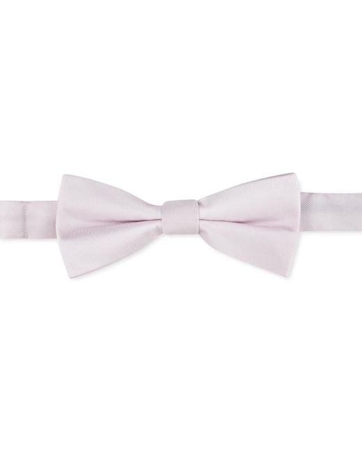 Calvin Klein Pink Unison Solid Pre-tied Bow Tie for men