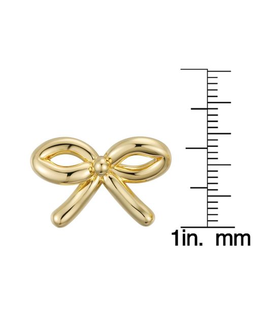 Macy's Metallic Plated Bow Stud Earrings