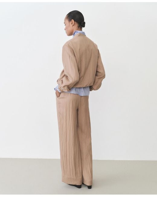 Mango Natural Lyocell Bomber Jacket