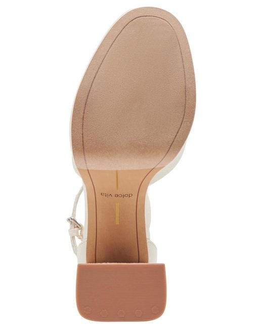 Dolce Vita Natural Pandro Platform Two-piece Dress Sandals