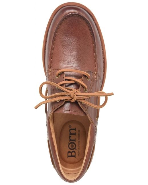 Born Brown Explorer Eye Boat Shoe for men