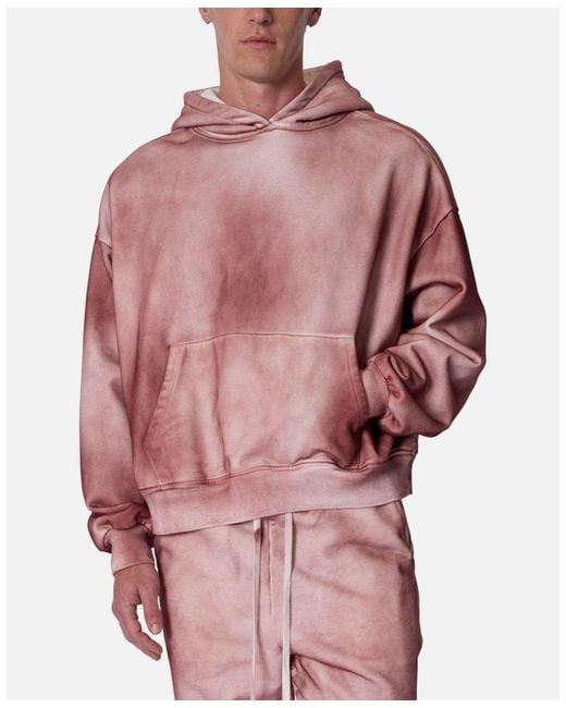MNML Pink Optic Graded Hoodie for men