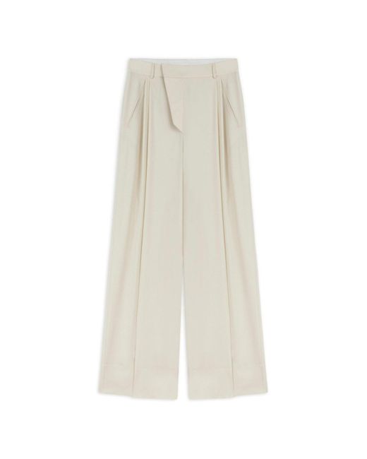 Nocturne Gray Asymmetric Placket Detail Pants
