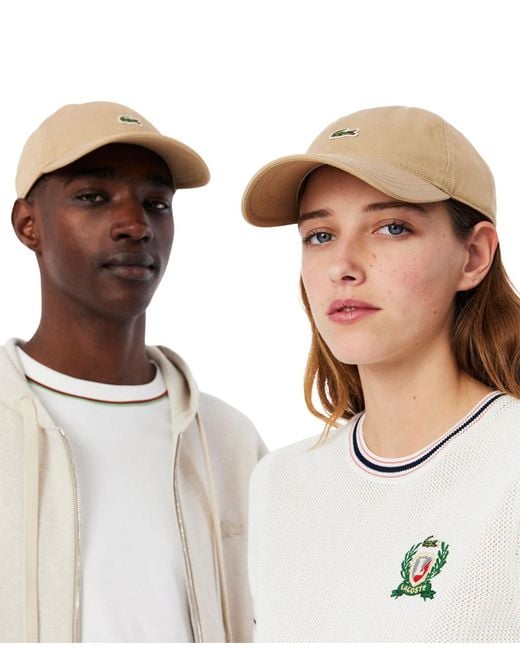 Lacoste Natural Adjustable Logo Cap for men