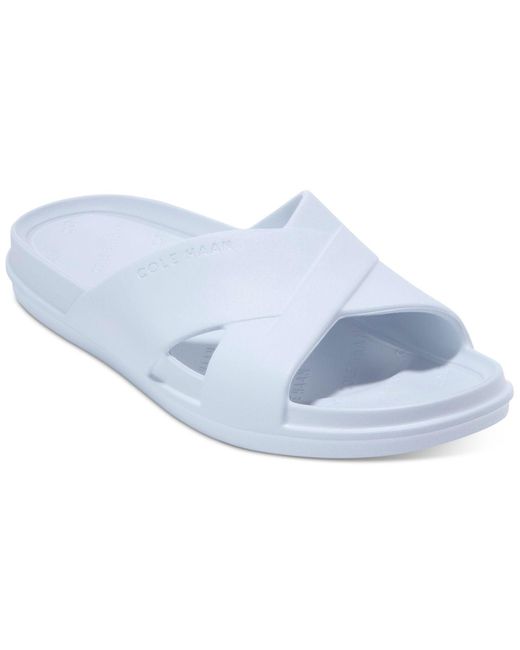 Cole Haan Findra Pool Slides in Blue | Lyst