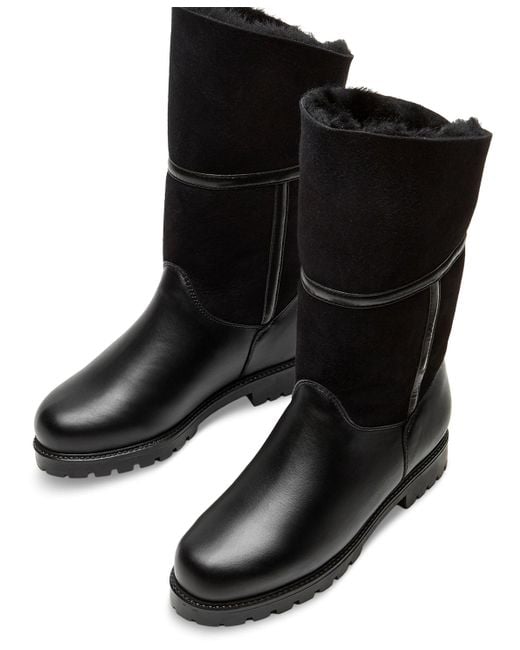 La Canadienne Heritage Harlan Asymmetrical Boots in Brown Lyst