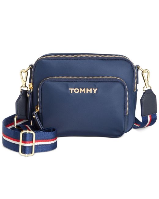 Tommy Hilfiger Synthetic Virginia Crossbody Bag in Navy (Blue) - Lyst