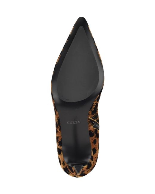 Guess Brown Palisa Wide Calf Tall Kitten Heel Dress Boots