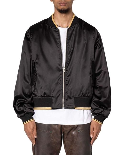 MNML Black Dark Bark Double Zip Jacket for men