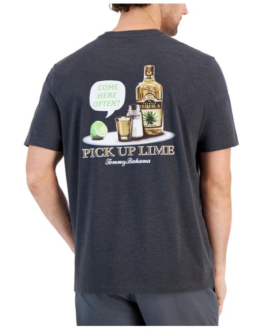 Tommy Bahama Blue Pick Up Lime Graphic T-shirt for men