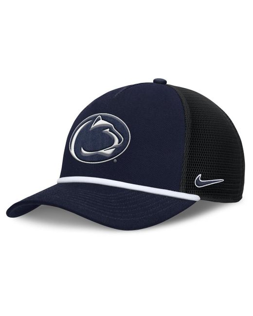 Nike Blue Penn State Nittany Lions Rise Primetime Trucker Adjustable Hat for men