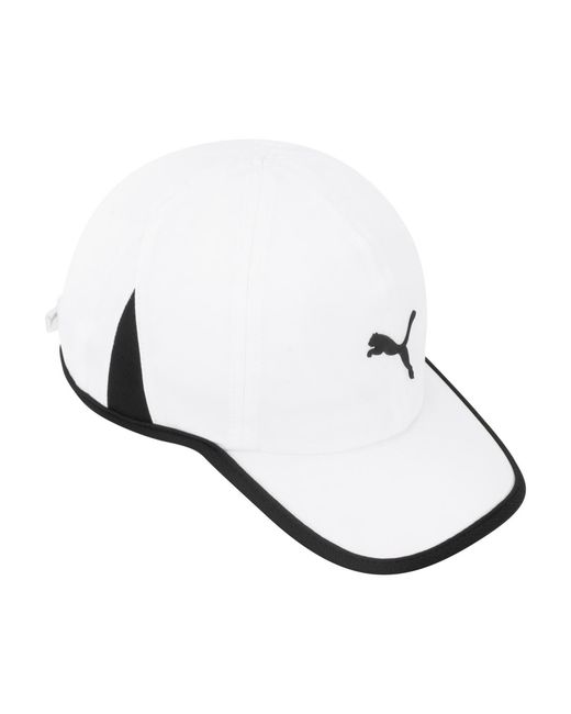 PUMA White Six Panel Performance Logo Cap for men