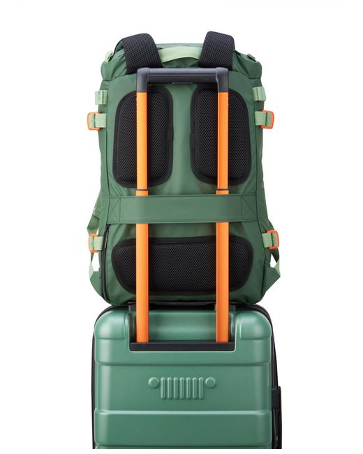 Jeep Green Js013c Cylindrical Backpack