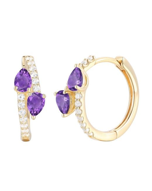 Macy's Metallic Multi Gemstone Earrings