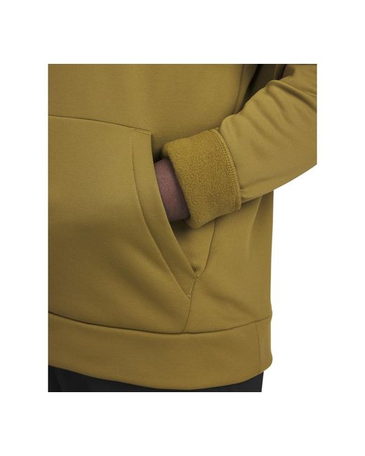 Under Armour Green Big Logo Hooded Sweatshirt for men