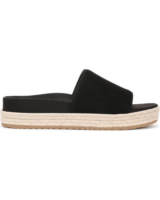 Vionic Black Yasmina Espadrille Sandals