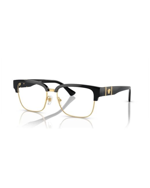 versace black eyeglasses