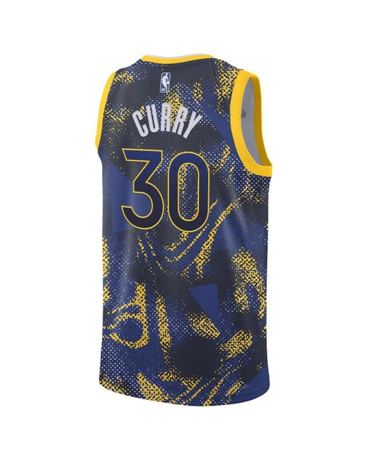 Nike Blue And Stephen Curry Golden State Warriors 2025 Select Series Swingman Player Jersey