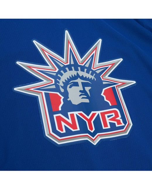Mitchell & Ness Wayne Gretzky New York Rangers 1996/97 Blue Line Player Jersey for men