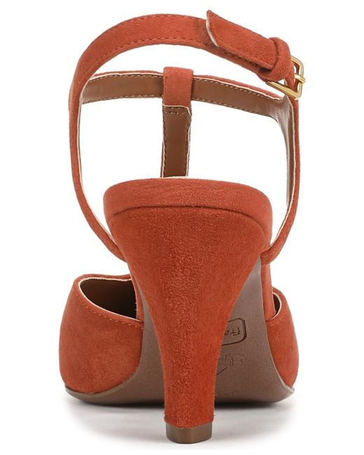 Franco Sarto Brown Ovett Pointed Toe Strappy Shoes