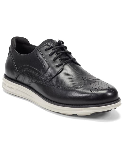 Rockport Black Keefe Dress Cap Toe Oxford Shoe for men