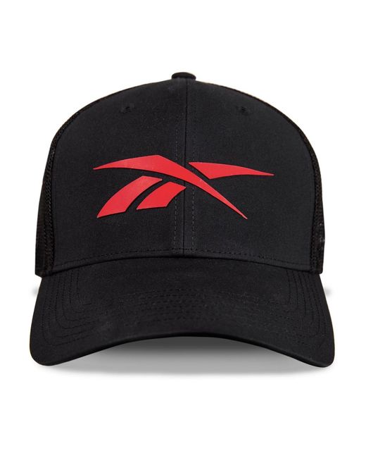 Reebok Black Elite Mesh Back Cap for men