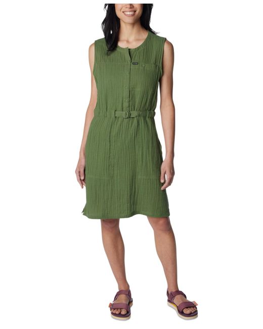 Columbia Green Holly Hideaway Breezy Cotton Dress