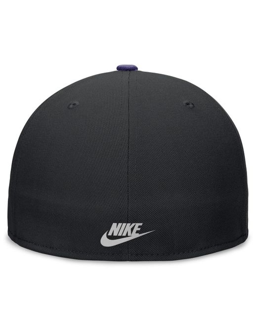 Nike Blue Black/purple Arizona Diamondbacks Rewind Cooperstown True Performance Fitted Hat for men