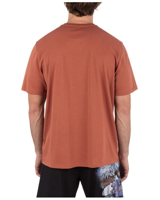 Hurley Red Outlaw Short Sleeve T-shirt for men