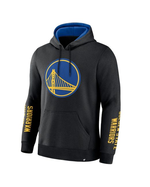 Fanatics Blue Black Golden State Warriors Legacy Guard Pullover Hoodie for men