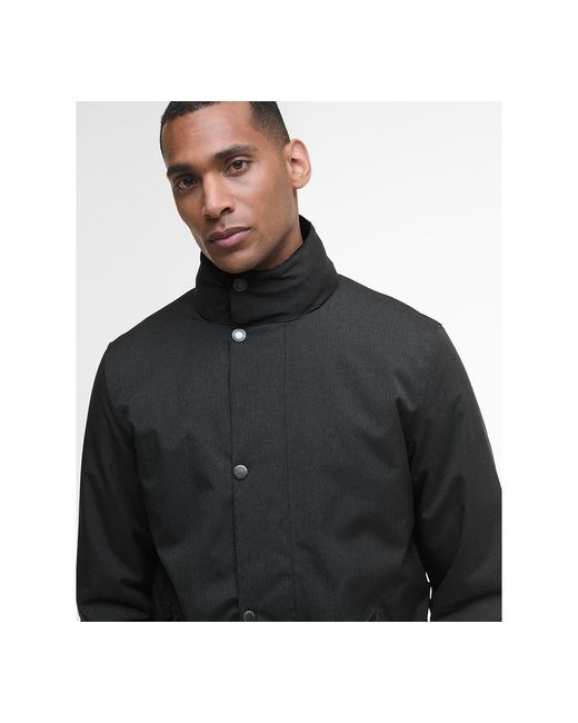 Barbour Black Powell Waterproof Jacket for men