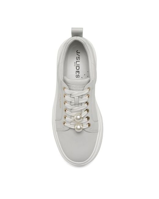 J/Slides White Aria Sneaker