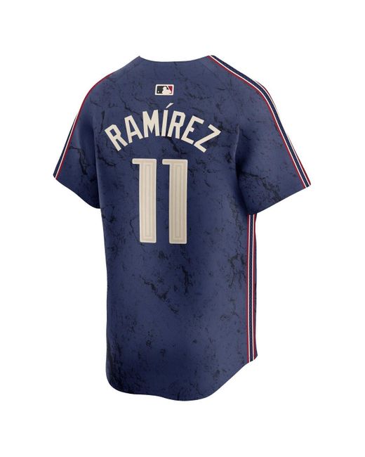 Nike Blue Jose Ramirez Cleveland Guardians City Connect Limited Player Jersey for men