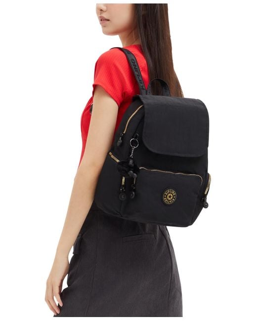 Kipling Black City Zip Small Backpack