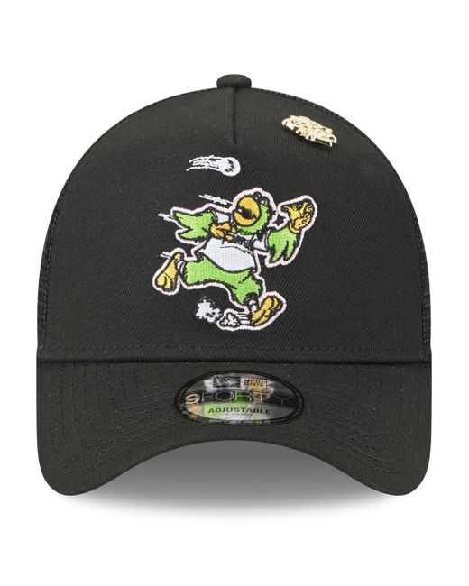 KTZ Black Pittsburgh Pirates 2025 Big League Chew A-frame 9forty Adjustable Trucker Hat for men