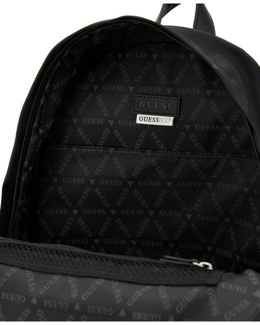 Guess Milano Compact Backpack in Black for Men | Lyst