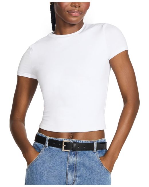 Steve Madden Black 1.18" Faux-leather Belts