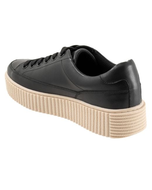 Trotters Black Baylor Sneaker